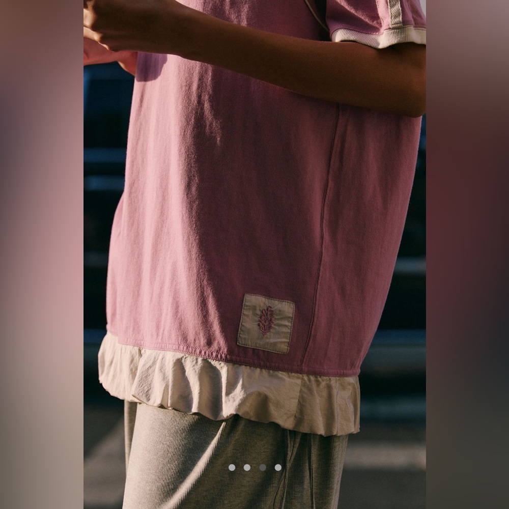 NWOT Free People FP Movement Baseline Solid Tee - Picture 3 of 7